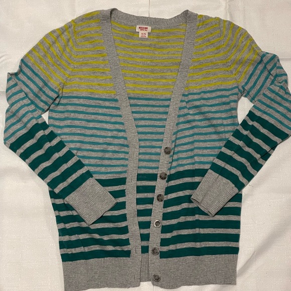 Mossimo Supply Co. Tops - Striped XL cardigan sweater